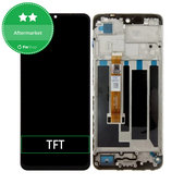 Συγκρότημα οθόνης για Realme C53, RMX3760, Mighty Black, Aftermarket