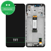 Συγκρότημα οθόνης για Xiaomi Redmi 12, 23053RN02A, 23053RN02Y, 23053RN02I, Midnight Black, Aftermarket