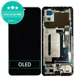 Συγκρότημα οθόνης για Xiaomi Redmi 12, 23053RN02A, 23053RN02Y, 23053RN02I, Midnight Black, Aftermarket