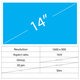 Οθόνη Slim Glossy, 14", 30 pin, HD+