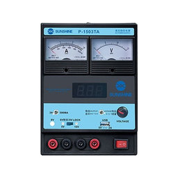 Ρυθμιζόμενο Τροφοδοτικό DC Sunshine P-1503TA - 0-15V, 0-3A