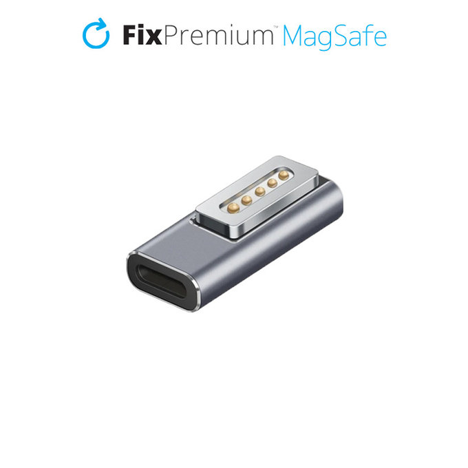 Αντάπτορας USB-C σε MagSafe 1, Ασημί | Silver | FixPremium