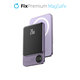 MagSafe PowerBank με LCD 5000mAh | μωβ | purple | FixPremium