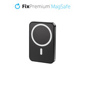 MagSafe PowerBank με Βάση 5000mAh | μαύρο | black | FixPremium