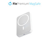 MagSafe PowerBank με Βάση 5000mAh | λευκό | white | FixPremium
