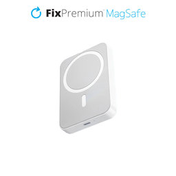 MagSafe PowerBank με Βάση 5000mAh | λευκό | white | FixPremium