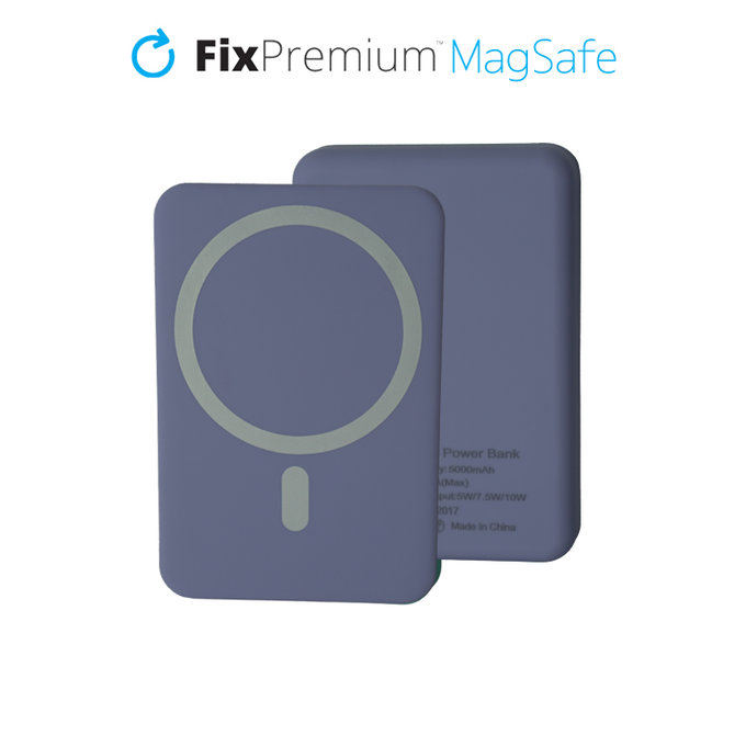 MagSafe PowerBank 5000mAh | μωβ | purple | FixPremium