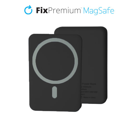 MagSafe PowerBank 10 000mAh | μαύρο | black | FixPremium