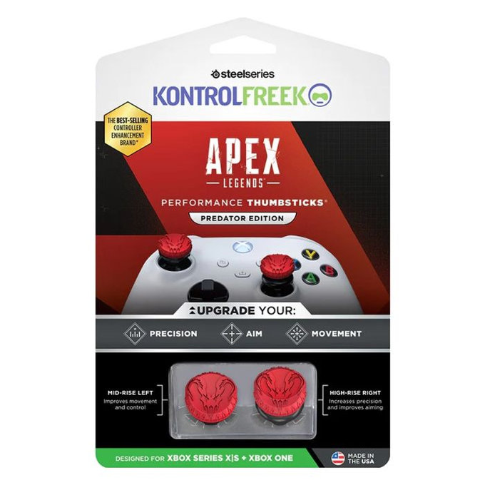 Επεκτεινόμενα Καλύμματα Λαβής Controller Xbox One X/S Apex Legends | Κόκκινο | Red | Kontrol Freek
