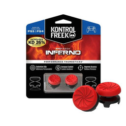 Επεκτεινόμενα Καλύμματα Λαβής Controller PS4/PS5 Inferno | Πορτοκάλι | Orange | Kontrol Freek