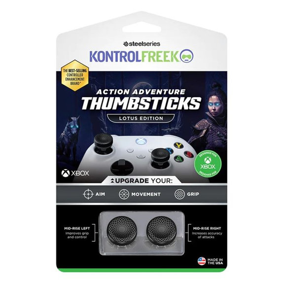 Επεκτεινόμενα Καλύμματα Λαβής Controller Xbox One X/S Lotus | Μαύρο | Black | Kontrol Freek