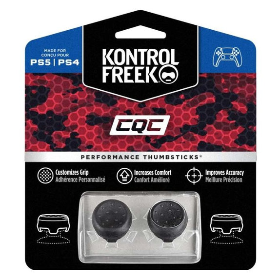 Επεκτεινόμενα Καλύμματα Λαβής Controller PS4/PS5 CQC | Μαύρο | Black | Kontrol Freek