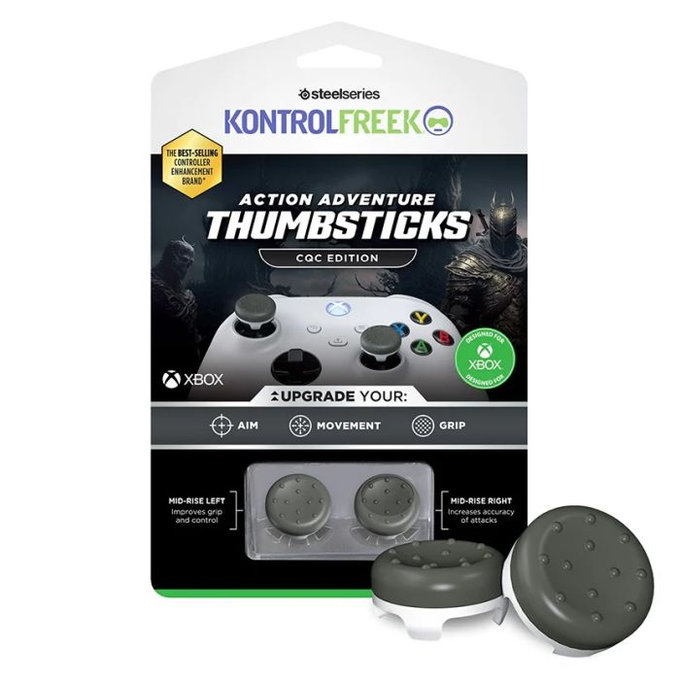 Επεκτεινόμενα Καλύμματα Λαβής Controller Xbox One X/S CQC | grey | Kontrol Freek