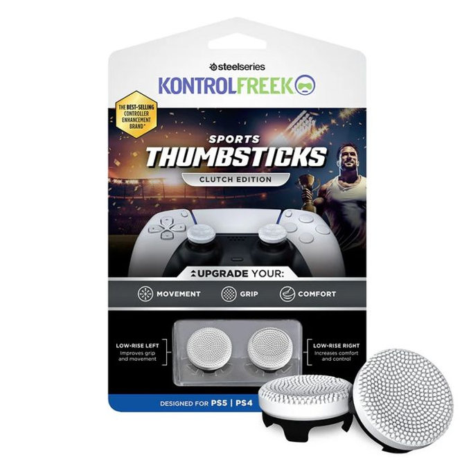 Επεκτεινόμενα Καλύμματα Λαβής Controller PS4/PS5 Clutch | Λευκό | White | Kontrol Freek