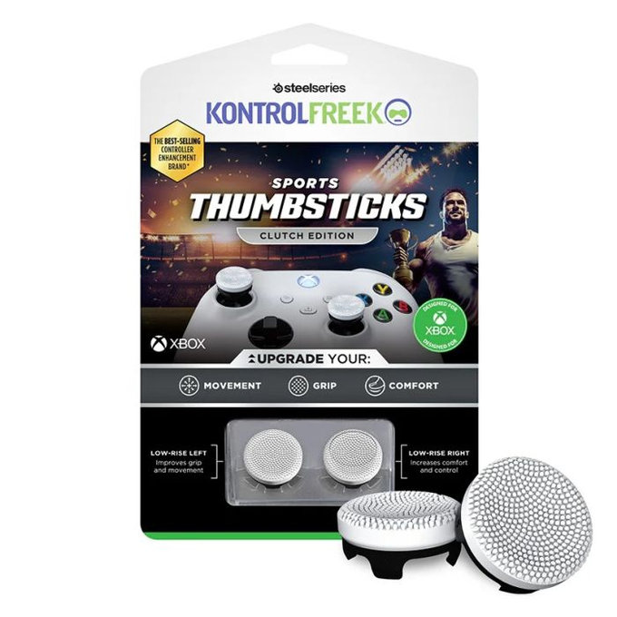 Επεκτεινόμενα Καλύμματα Λαβής Controller Xbox One X/S Clutch | Λευκό | White | Kontrol Freek