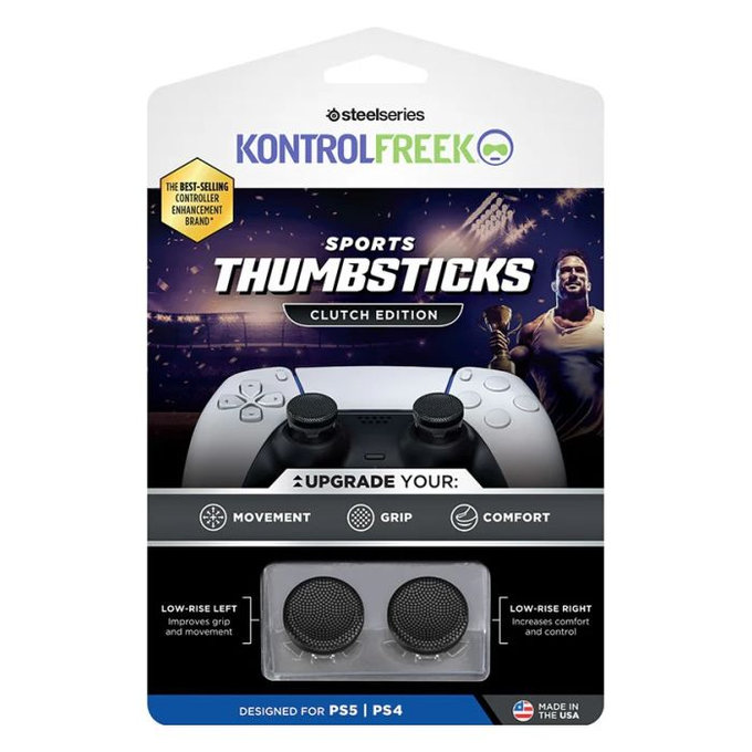 Επεκτεινόμενα Καλύμματα Λαβής Controller PS4/PS5 Clutch | Μαύρο | Black | Kontrol Freek