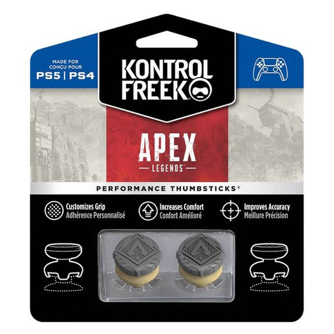 Επεκτεινόμενα Καλύμματα Λαβής Controller PS4/PS5 Apex Legends | grey | Kontrol Freek