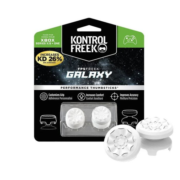 Επεκτεινόμενα Καλύμματα Λαβής Controller Xbox One X/S Freek Galaxy | Λευκό | White | Kontrol Freek