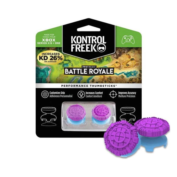 Επεκτεινόμενα Καλύμματα Λαβής Controller Xbox One X/S Battle Royale | Μωβ | Purple | Kontrol Freek