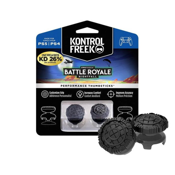 Επεκτεινόμενα Καλύμματα Λαβής Controller PS4/PS5 Battle Royale | Μαύρο | Black | Kontrol Freek