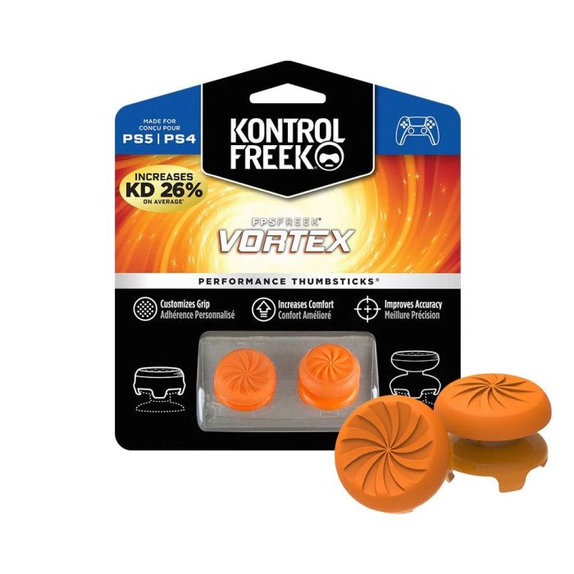 Επεκτεινόμενα Καλύμματα Λαβής Controller PS4/PS5 Vortex | Πορτοκάλι | Orange | Kontrol Freek