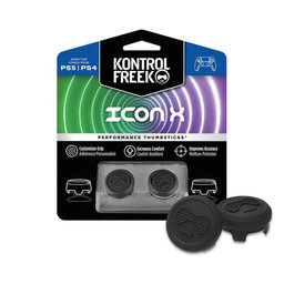 Επεκτεινόμενα Καλύμματα Λαβής Controller PS4/PS5 Icon X | Μαύρο | Black | Kontrol Freek