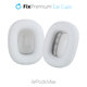 Ανταλλακτικά Μαξιλαράκια Δερματίνης για Apple AirPods Max, Λευκό, White, FixPremium