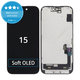 Οθόνη Soft OLED για iPhone 15, Αφής με πλαίσιο, FixPremium