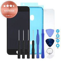 Συγκρότημα οθόνης για iPhone 8, SE (2020), SE (2022), Multipack, Μαύρο, Black, Refurbished, 5 Pack