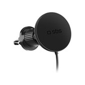 Κάτοχος Αυτοκινήτου Circle με MagSafe, 15W | Μαύρο | Black | SBS