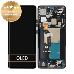 OLED/LCD Display Assembly για Motorola Edge 50 Pro | Black Beauty | Service Pack