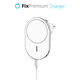Φορτιστής Αυτοκινήτου MagSafe V2 | Λευκός | FixPremium
