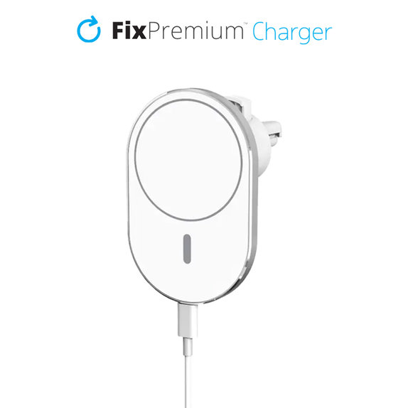 Φορτιστής Αυτοκινήτου MagSafe V2 | Λευκός | FixPremium