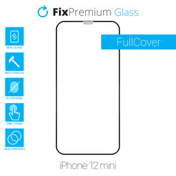 FullCover Glass - Προστατευτικό Γυαλί για iPhone 12 mini | FixPremium