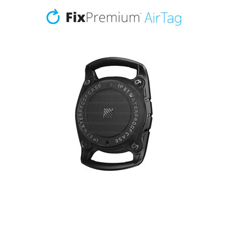 Κολάρο AirTag για Σκύλους και Γάτες, Μαύρο | Black | FixPremium
