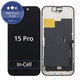 Οθόνη In-Cell FHD για iPhone 15 Pro, Αφής με πλαίσιο, FixPremium