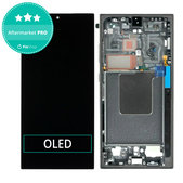 Συγκρότημα οθόνης για Samsung S24 Ultra, S928B, Titanium Black