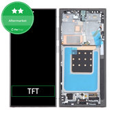 Συγκρότημα οθόνης για Samsung S24 Ultra, S928B, Titanium Black, Aftermarket