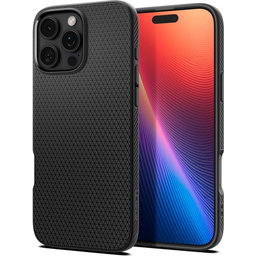 Θήκη Liquid Air για iPhone 16 Pro Max | Matte Black | Spigen