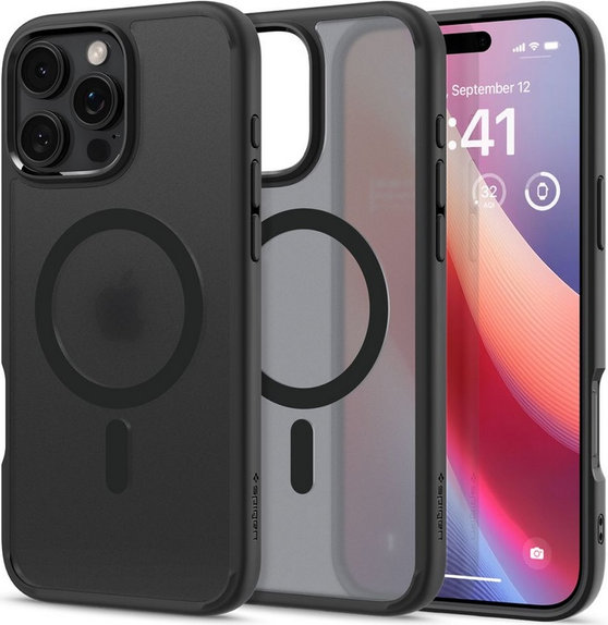 Θήκη Ultra Hybrid με MagSafe για iPhone 16 Pro Max | Frost Black | Spigen