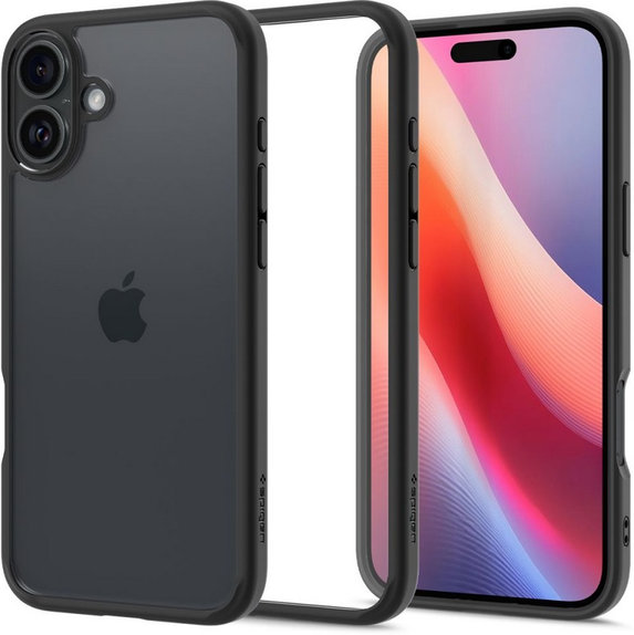 Θήκη Ultra Hybrid για iPhone 16 Plus | Matte Black | Spigen