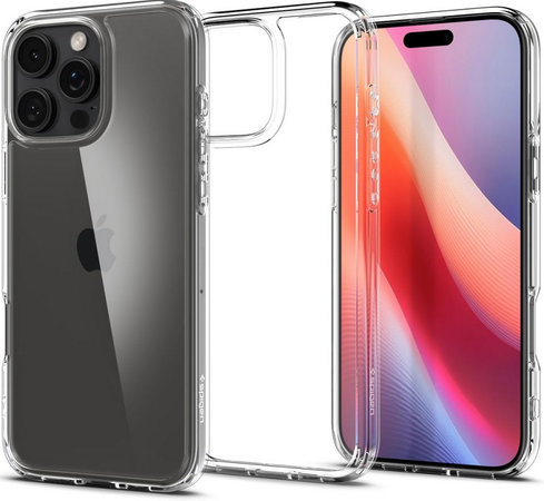 Θήκη Ultra Hybrid για iPhone 16 Pro | Transparent | Crystal Clear | Spigen