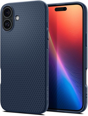 Θήκη Liquid Air για iPhone 16 | Navy Blue | Spigen