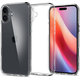 Θήκη Ultra Hybrid για iPhone 16 | Transparent | Crystal Clear | Spigen