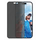 Προστατευτικό Γυαλί UWF Privacy με εφαρμοστή για iPhone 16 | Μαύρο | Black | PanzerGlass