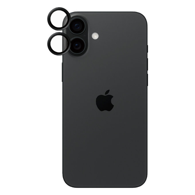 Θήκη Camera Lens Protector Hoops για iPhone 16 και 16 Plus | Μαύρο | Black | PanzerGlass
