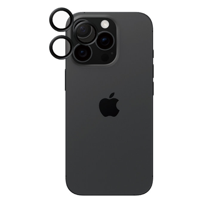 Θήκη Camera Lens Protector Hoops για iPhone 16 Pro και 16 Pro Max | Μαύρο | Black | PanzerGlass