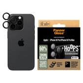 Προστατευτικό καλύμματος φακού Hoops για iPhone 16 Pro Max/16 Pro, Μαύρο, PanzerGlass