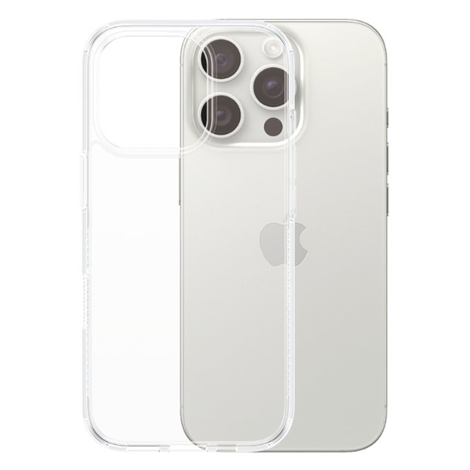 Θήκη HardCase για iPhone 16 Pro | Transparent | PanzerGlass
