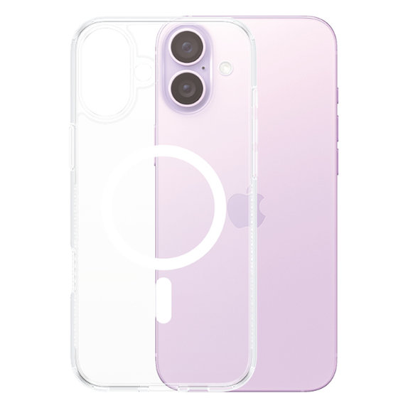 Θήκη HardCase με MagSafe για iPhone 16 Plus | Transparent | PanzerGlass